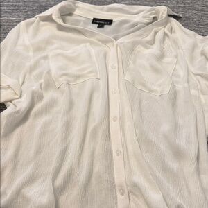 White Button-Up Blouse